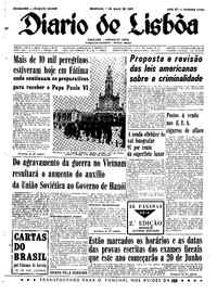 Domingo,  7 de Maio de 1967 (4ª edição)