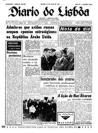 Sábado, 27 de Maio de 1967 (1ª edição)