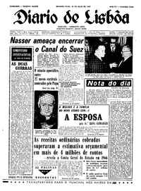 Segunda, 29 de Maio de 1967 (1ª edição)