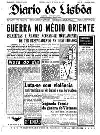 Segunda,  5 de Junho de 1967 (2ª edição)