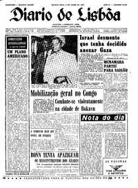 Quinta,  6 de Julho de 1967 (1ª edição)