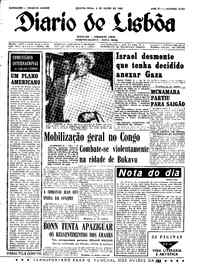 Quinta,  6 de Julho de 1967 (2ª edição)