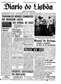 Sábado,  8 de Julho de 1967 (1ª edição)