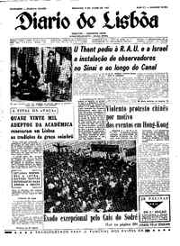 Domingo,  9 de Julho de 1967 (1ª edição)