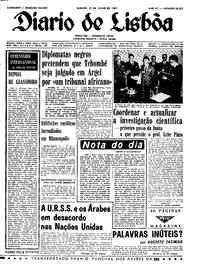 Sábado, 22 de Julho de 1967 (1ª edição)