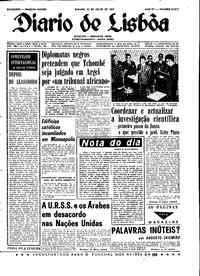 Sábado, 22 de Julho de 1967 (3ª edição)