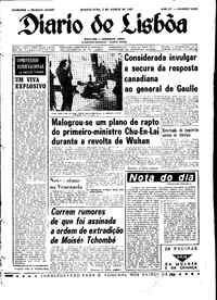 Quarta,  2 de Agosto de 1967 (2ª edição)