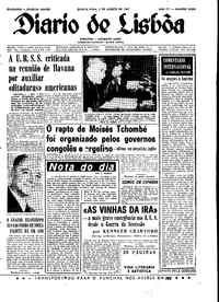 Quinta,  3 de Agosto de 1967 (2ª edição)