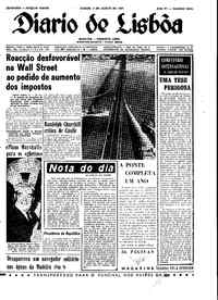 Sábado,  5 de Agosto de 1967 (1ª edição)