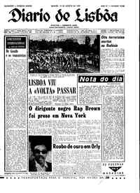 Sábado, 19 de Agosto de 1967 (1ª edição)