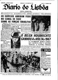 Domingo, 27 de Agosto de 1967 (3ª edição)