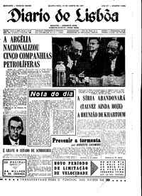 Quarta, 30 de Agosto de 1967 (1ª edição)