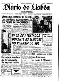 Domingo,  3 de Setembro de 1967 (1ª edição)