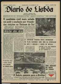 Segunda,  4 de Setembro de 1967 (1ª edição)