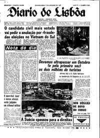 Segunda,  4 de Setembro de 1967 (2ª edição)