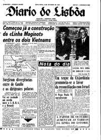 Sexta,  8 de Setembro de 1967 (1ª edição)