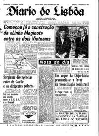 Sexta,  8 de Setembro de 1967 (2ª edição)