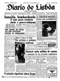 Quinta, 28 de Setembro de 1967 (1ª edição)