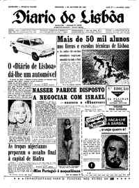 Domingo,  1 de Outubro de 1967 (3ª edição)