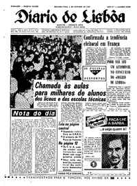 Segunda,  2 de Outubro de 1967 (1ª edição)