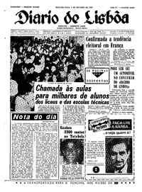 Segunda,  2 de Outubro de 1967 (3ª edição)