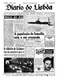 Terça,  3 de Outubro de 1967 (2ª edição)