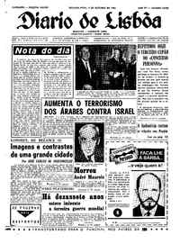 Segunda,  9 de Outubro de 1967 (1ª edição)