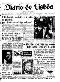 Quarta,  1 de Novembro de 1967 (1ª edição)