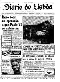 Sábado,  4 de Novembro de 1967 (1ª edição)