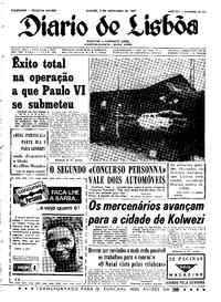 Sábado,  4 de Novembro de 1967 (2ª edição)