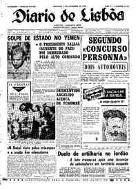 Domingo,  5 de Novembro de 1967 (1ª edição)