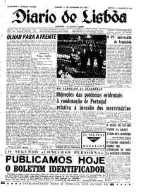 Sábado, 11 de Novembro de 1967 (1ª edição)