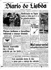 Domingo, 12 de Novembro de 1967 (1ª edição)