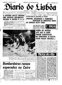 Domingo,  3 de Dezembro de 1967 (3ª edição)