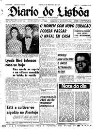 Sábado,  9 de Dezembro de 1967 (1ª edição)