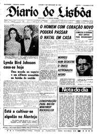 Sábado,  9 de Dezembro de 1967 (2ª edição)