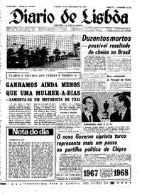 Sábado, 30 de Dezembro de 1967 (1ª edição)