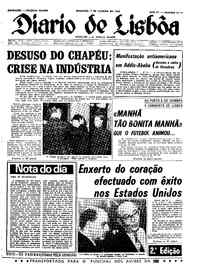 Domingo,  7 de Janeiro de 1968 (2ª edição)