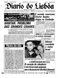 Segunda,  8 de Janeiro de 1968 (1ª edição)