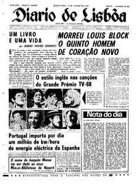 Quarta, 10 de Janeiro de 1968 (2ª edição)