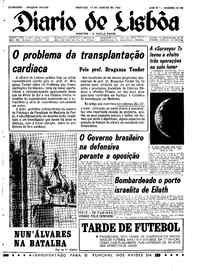 Domingo, 14 de Janeiro de 1968 (1ª edição)