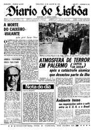 Terça, 16 de Janeiro de 1968 (3ª edição)