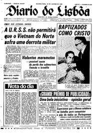 Segunda, 29 de Janeiro de 1968 (1ª edição)