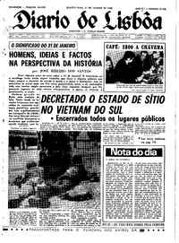 Quarta, 31 de Janeiro de 1968 (1ª edição)