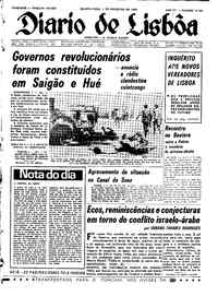 Quinta,  1 de Fevereiro de 1968 (2ª edição)