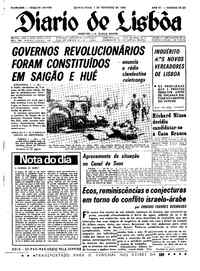 Quinta,  1 de Fevereiro de 1968 (3ª edição)