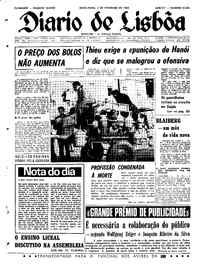 Sexta,  2 de Fevereiro de 1968 (2ª edição)