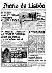 Quarta,  6 de Março de 1968 (2ª edição)