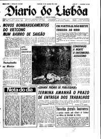 Sábado,  9 de Março de 1968 (1ª edição)