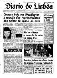 Sábado, 16 de Março de 1968 (3ª edição)